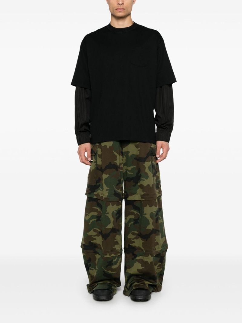 sacai layered T-shirt outlook
