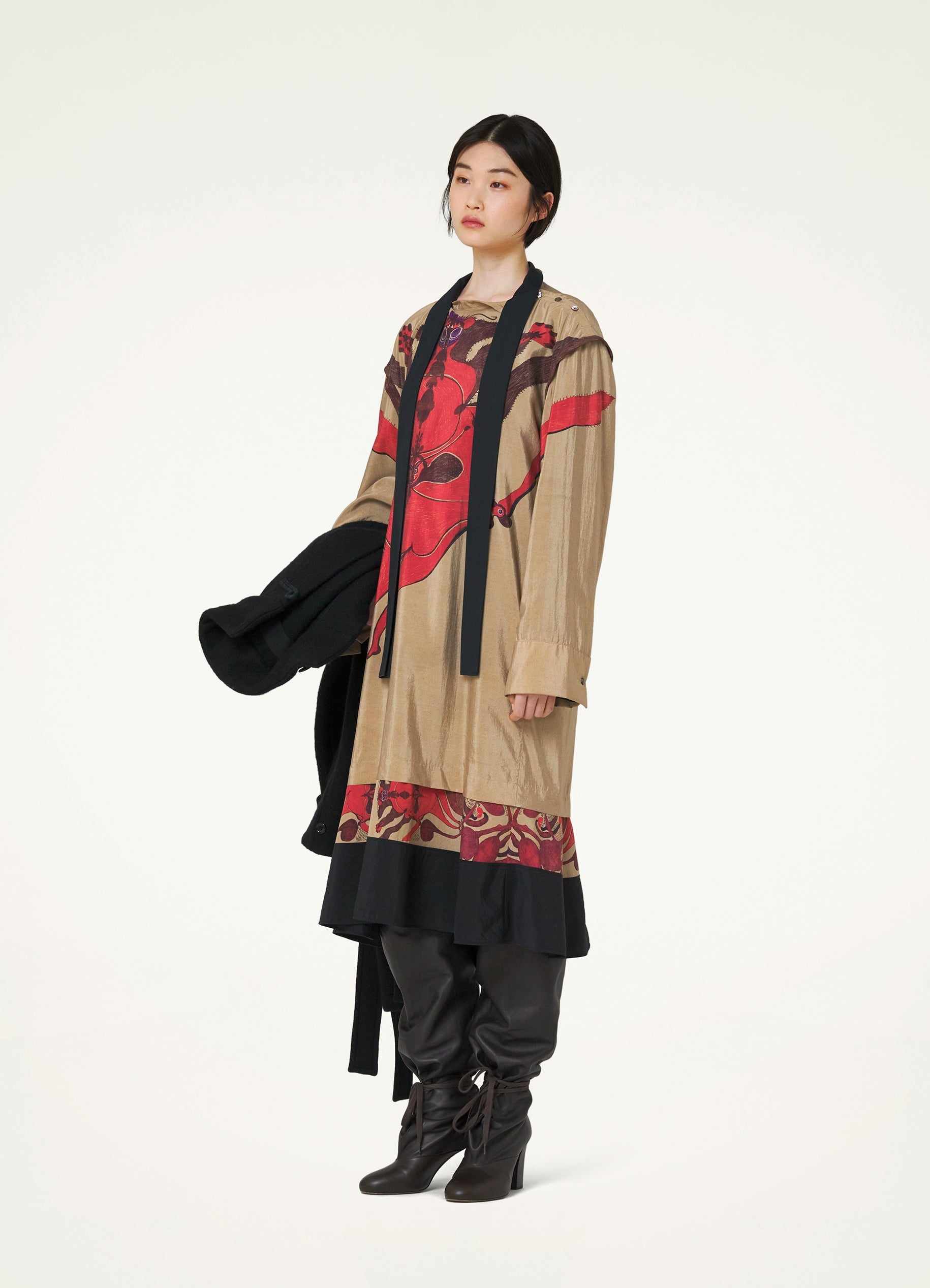 ANGKASAPURA FLARED HEM DRESS - 5