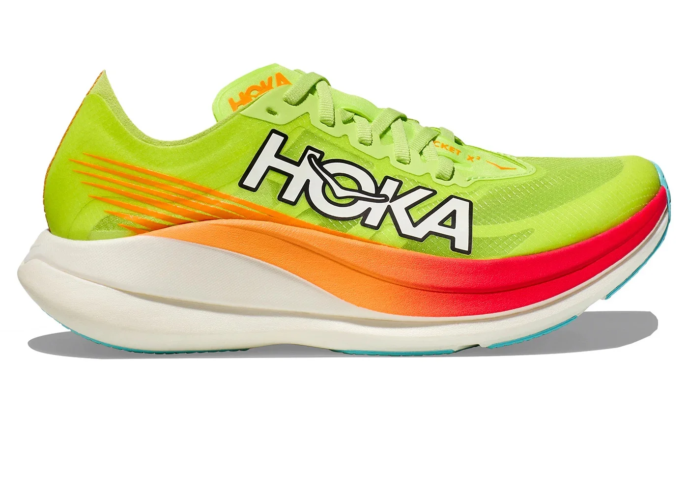 Hoka One One Rocket X 2 Lettuce Solar Flare - 1