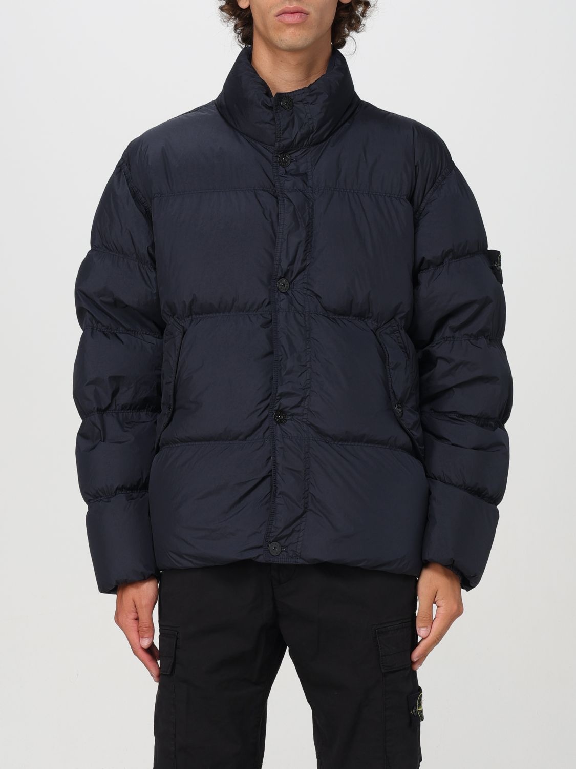 Stone Island Coat men Stone Island giglio REVERSIBLE