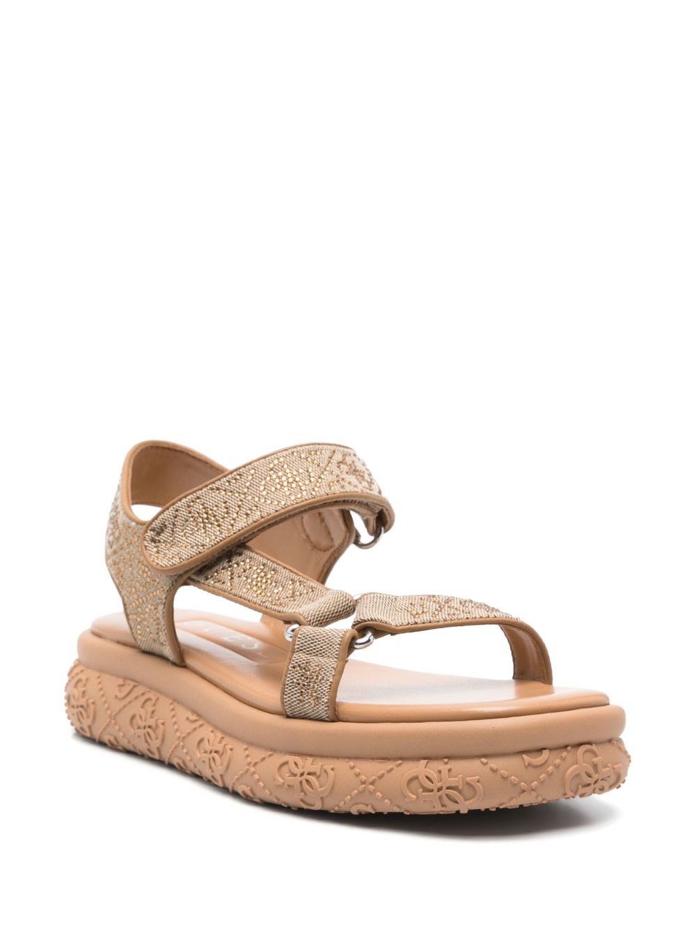 crystal-embellished sandals - 2