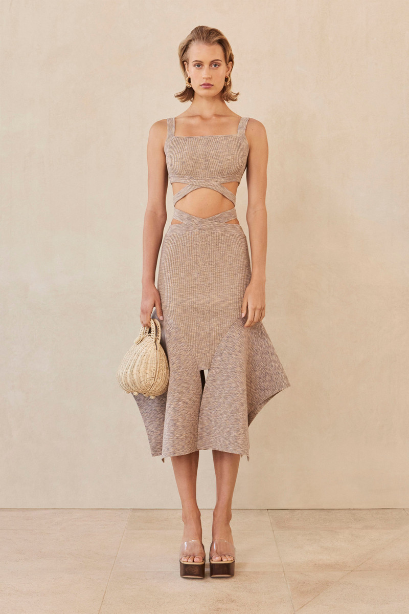 Cult Gaia SAYDA KNIT TOP outlook