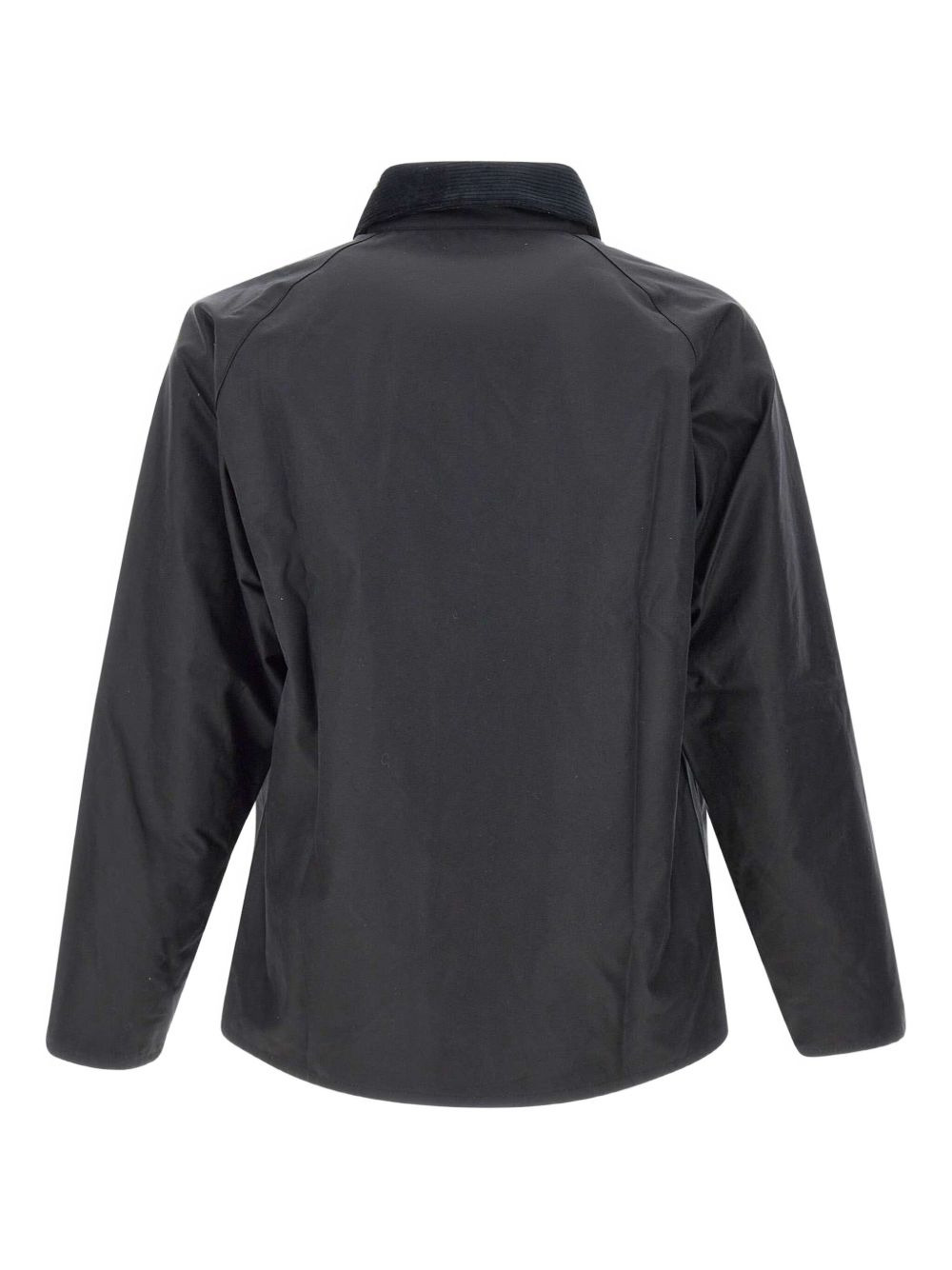 corduroy-collar waxed-cotton jacket - 2