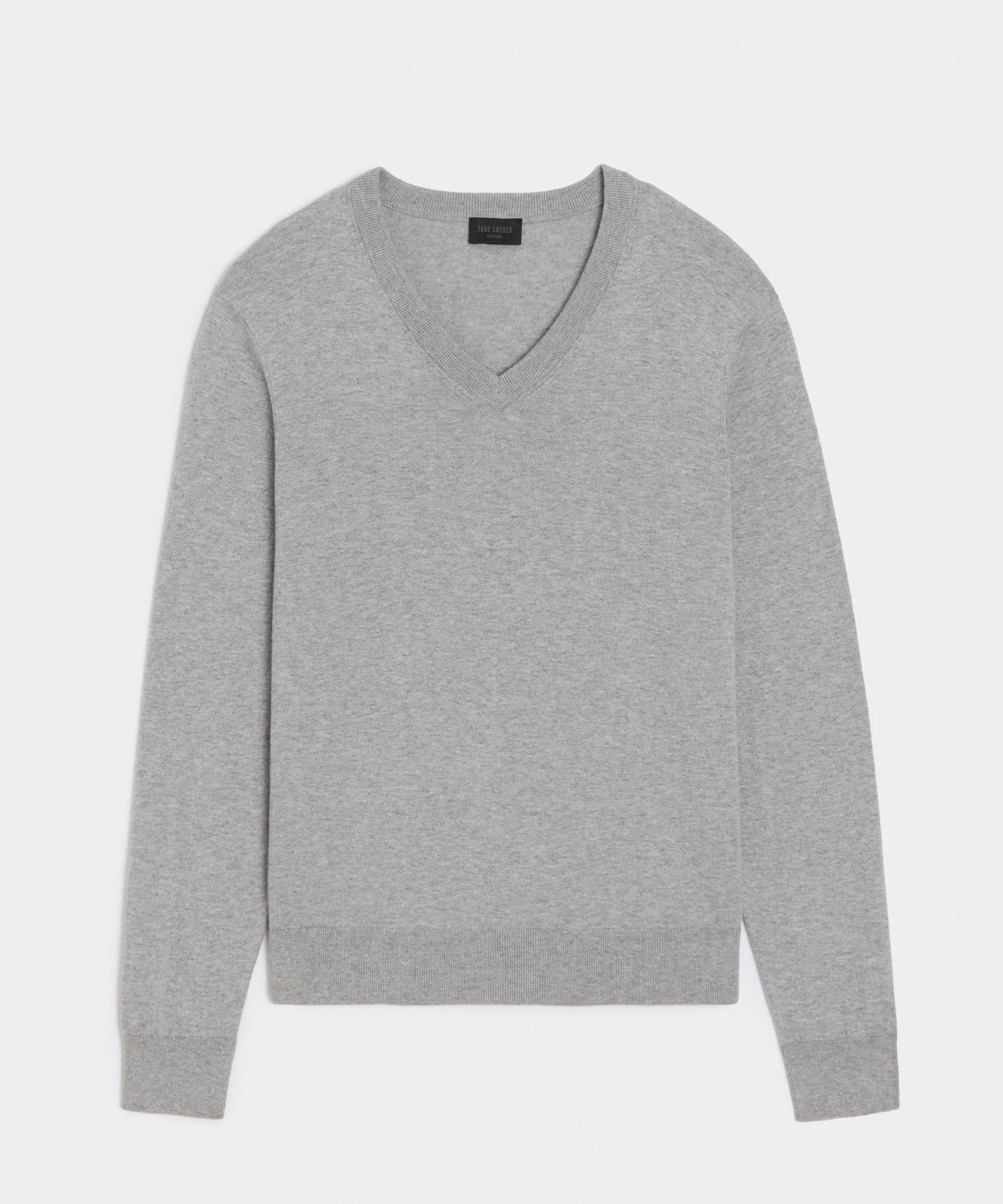 Cotton-Cashmere V-Neck - 1
