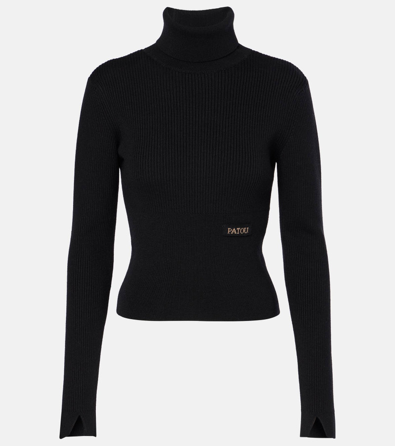 Logo turtleneck sweater 1