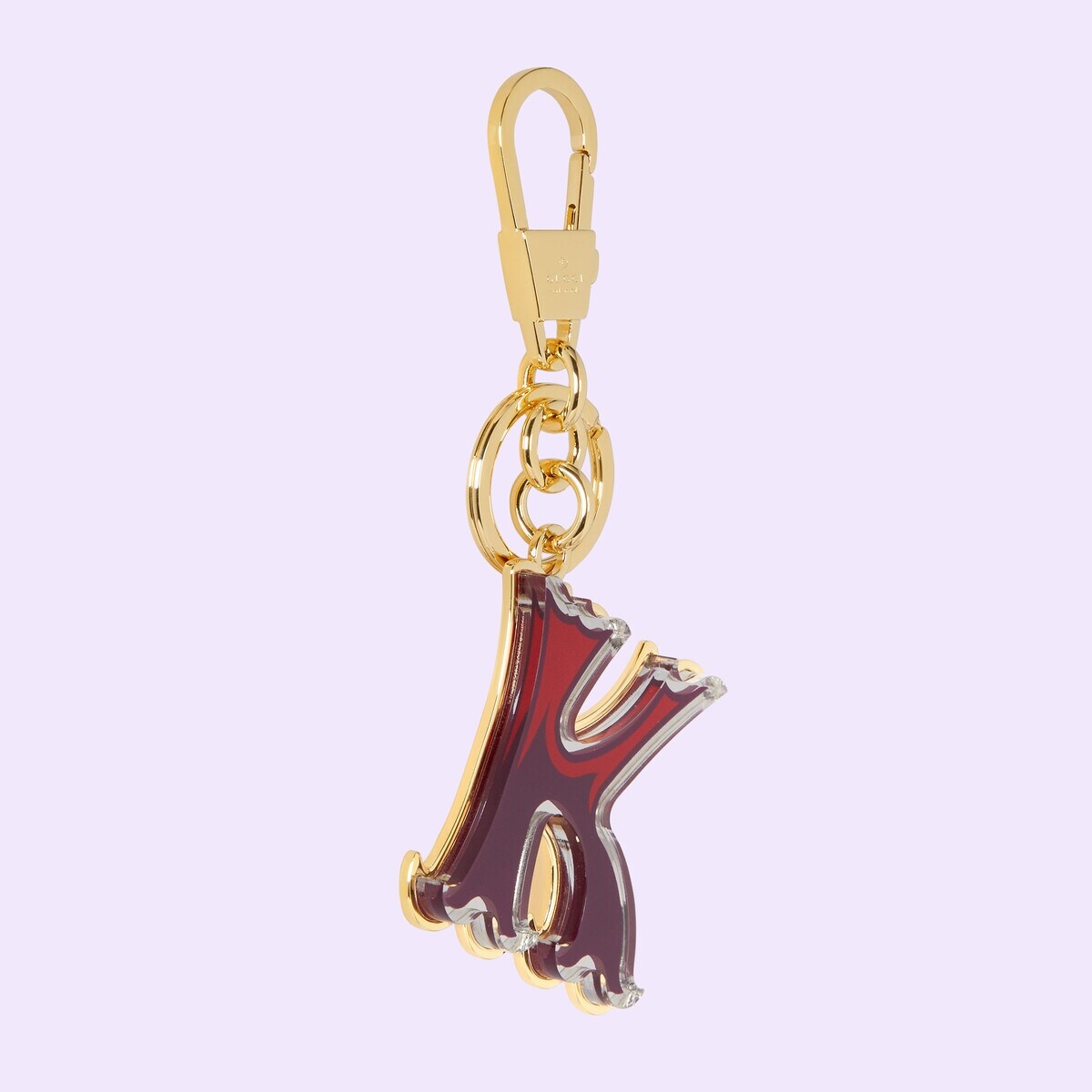 Letter K Plexiglas keychain - 3