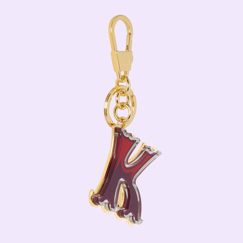 Letter K Plexiglas keychain 3