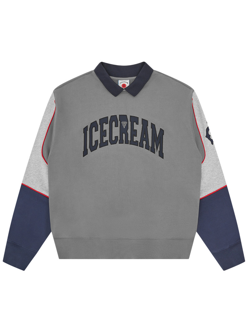 COLLARED WARM-UP SWEATSHIRT 1
