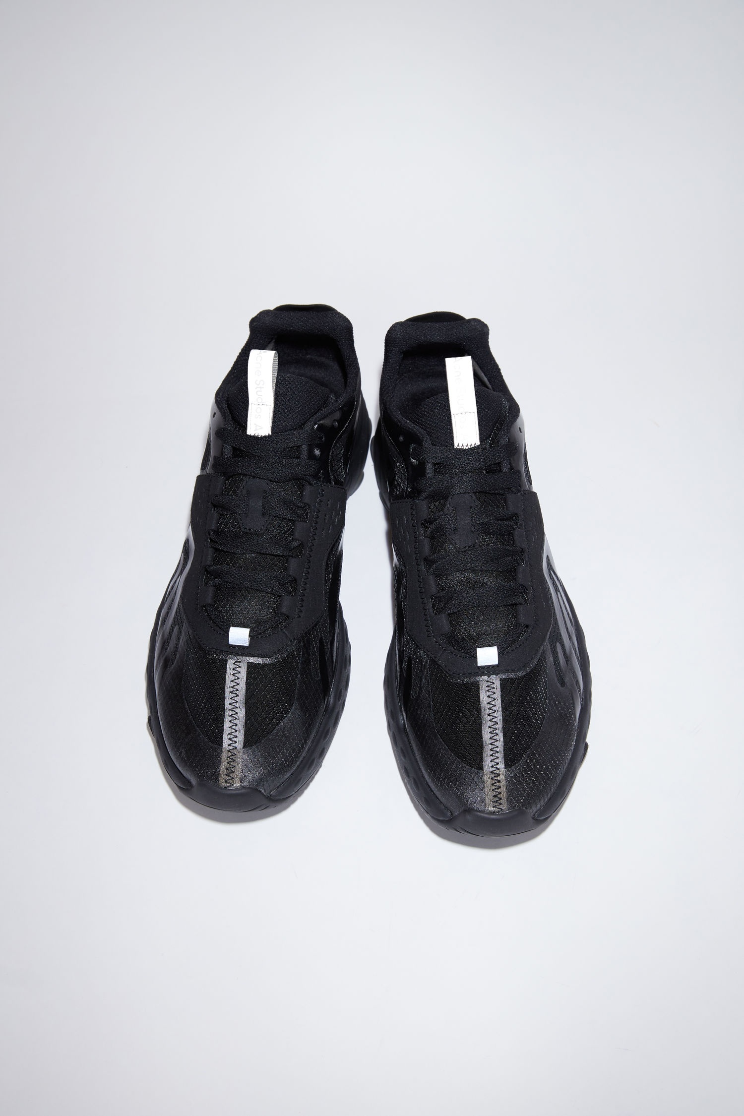 Lace-up sneakers - Black/Black/Black - 2