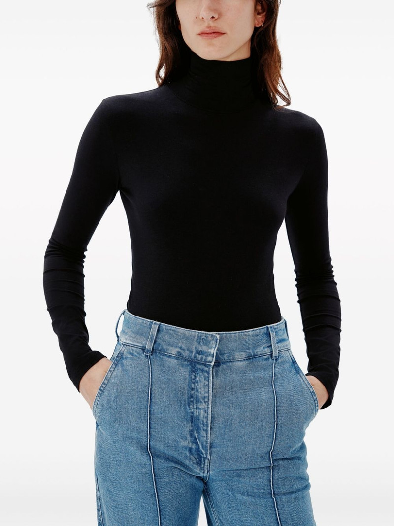 Another Tomorrow roll-neck long-sleeve bodysuit outlook