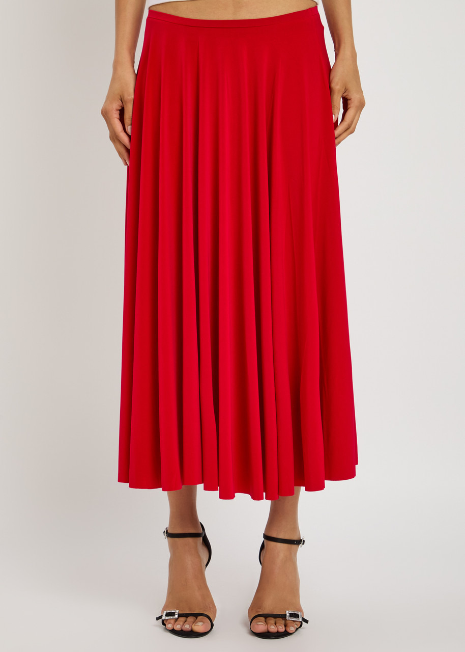 Norma Kamali Stretch-jersey Midi Skirt - 2