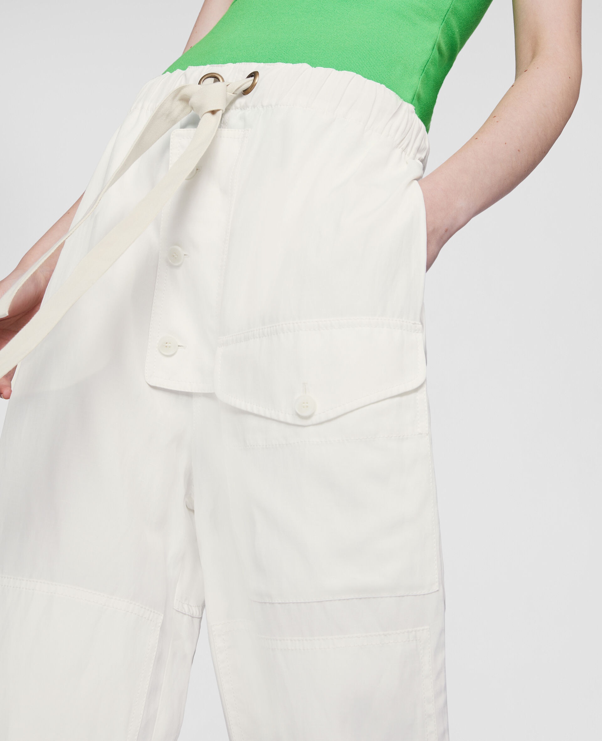 Belted Cargo Pants - 4