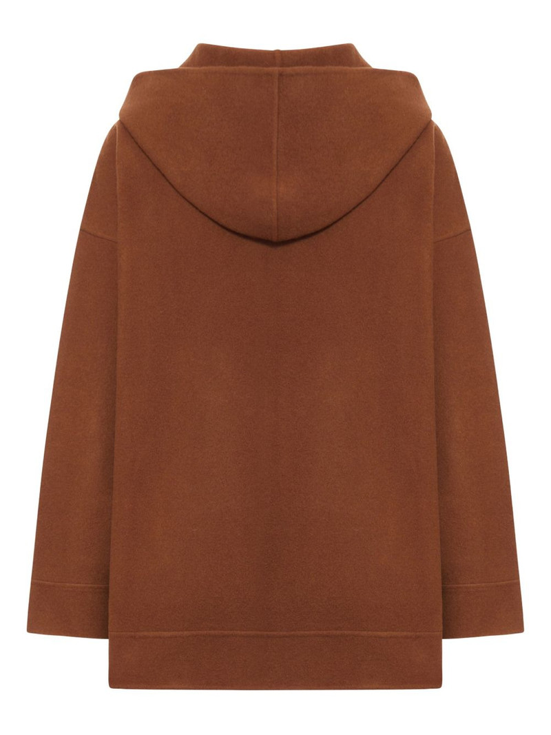 Max Mara wool zip-up hoodie outlook