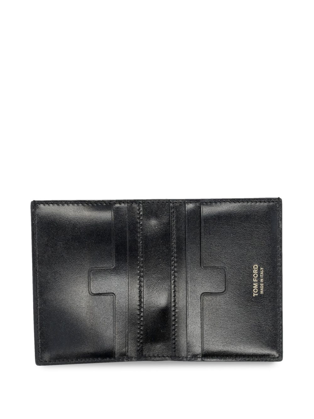 Phyton-print leather wallet - 3