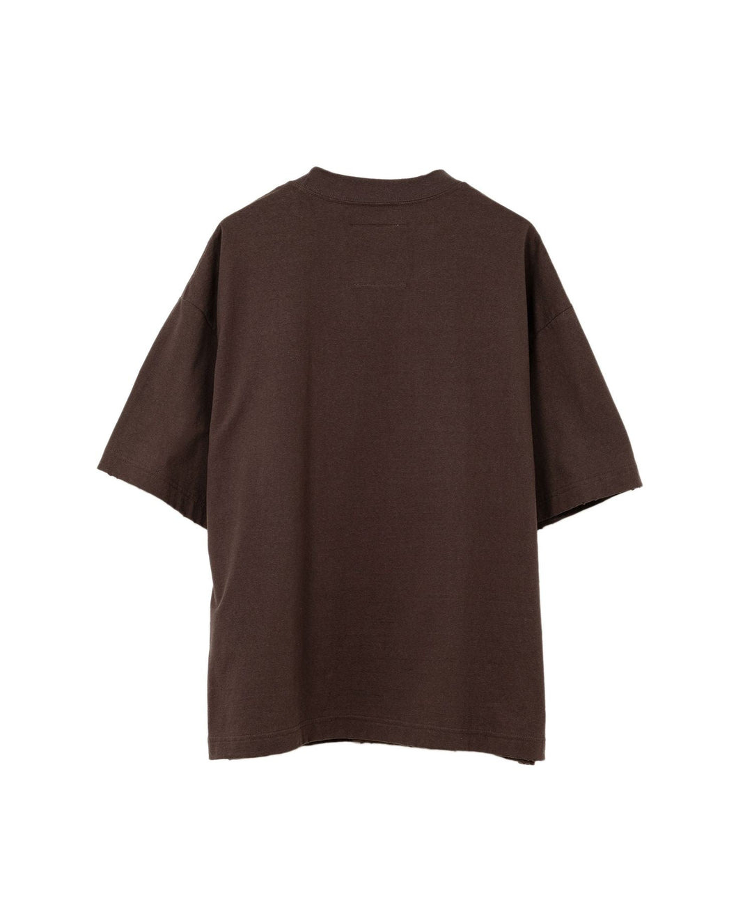 Happy Face Printed Distressed Tee - 2