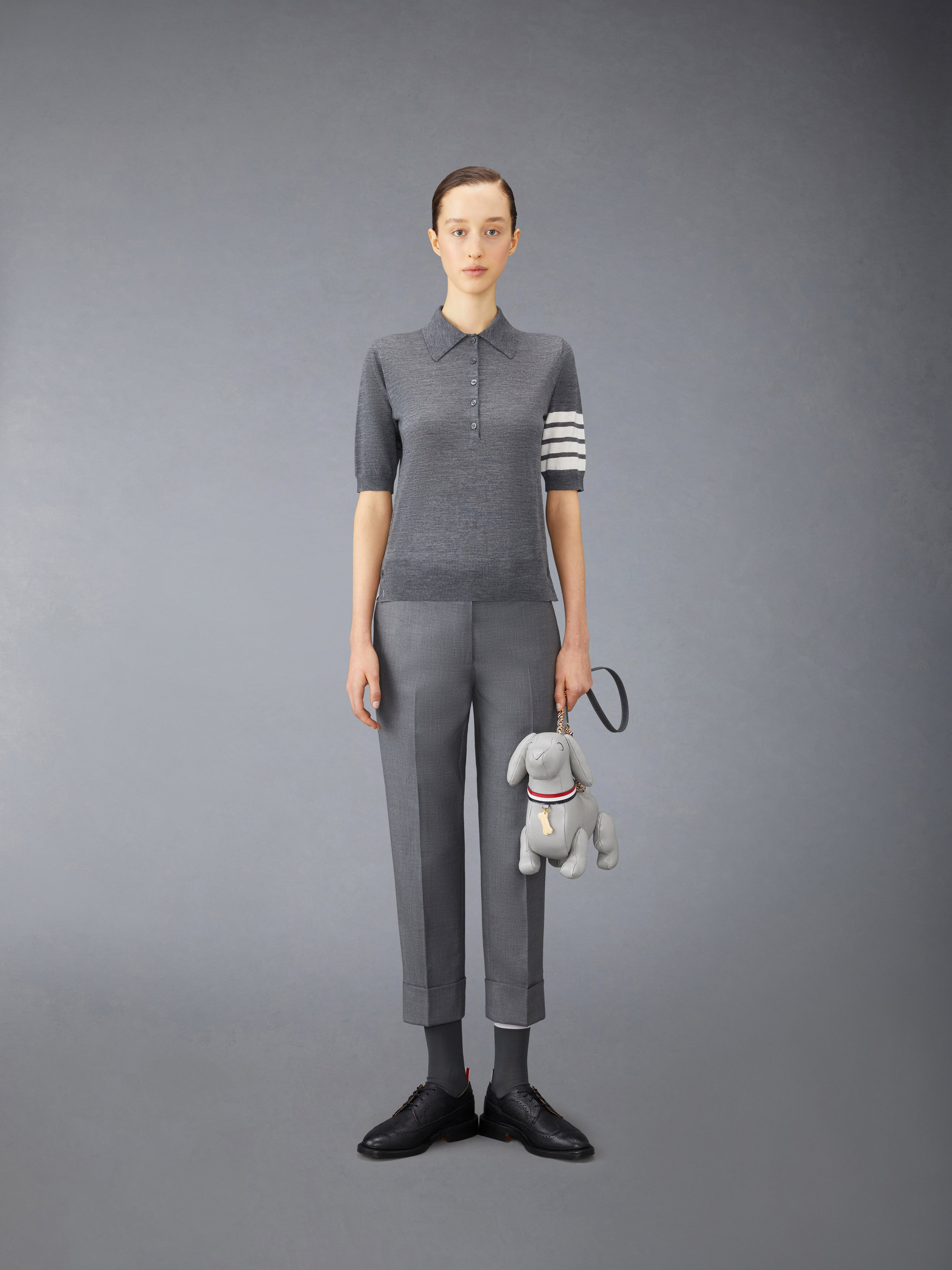 Wool 4-Bar Relaxed Polo - 3