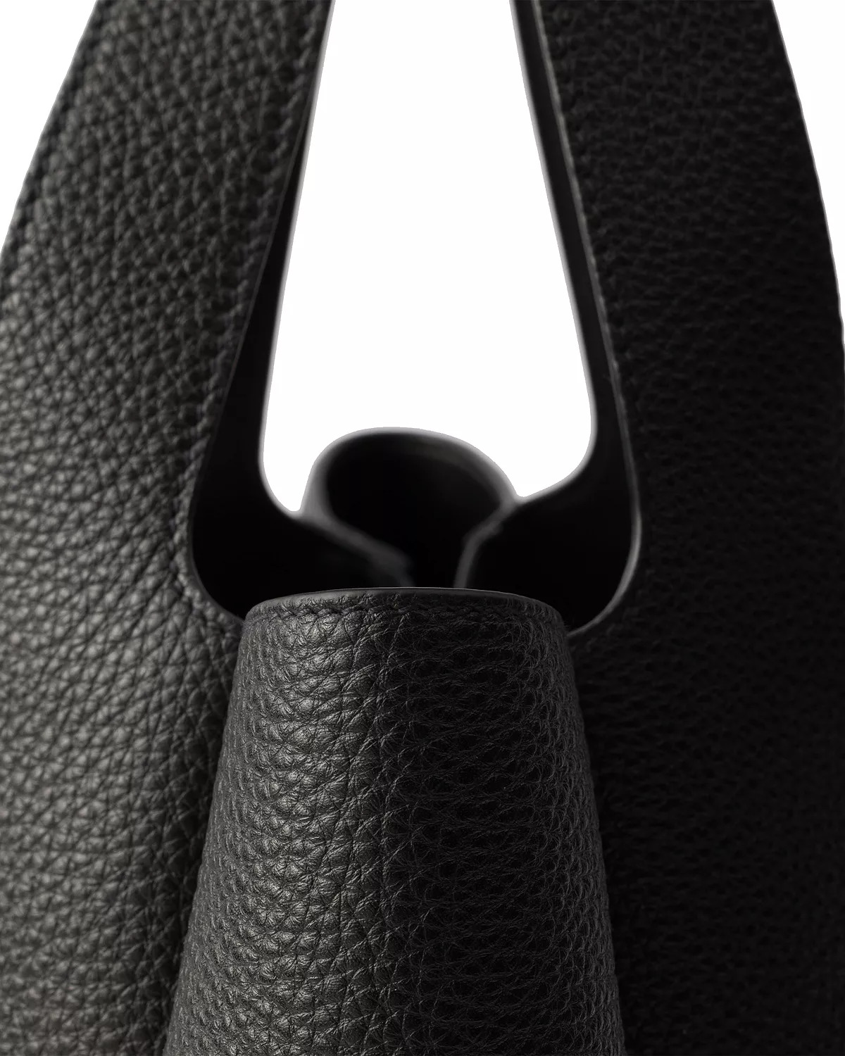 Small Leather Tote Bag - 3