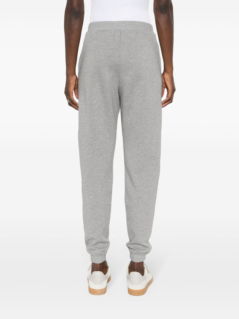 logo-embroidered mélange track pants 4