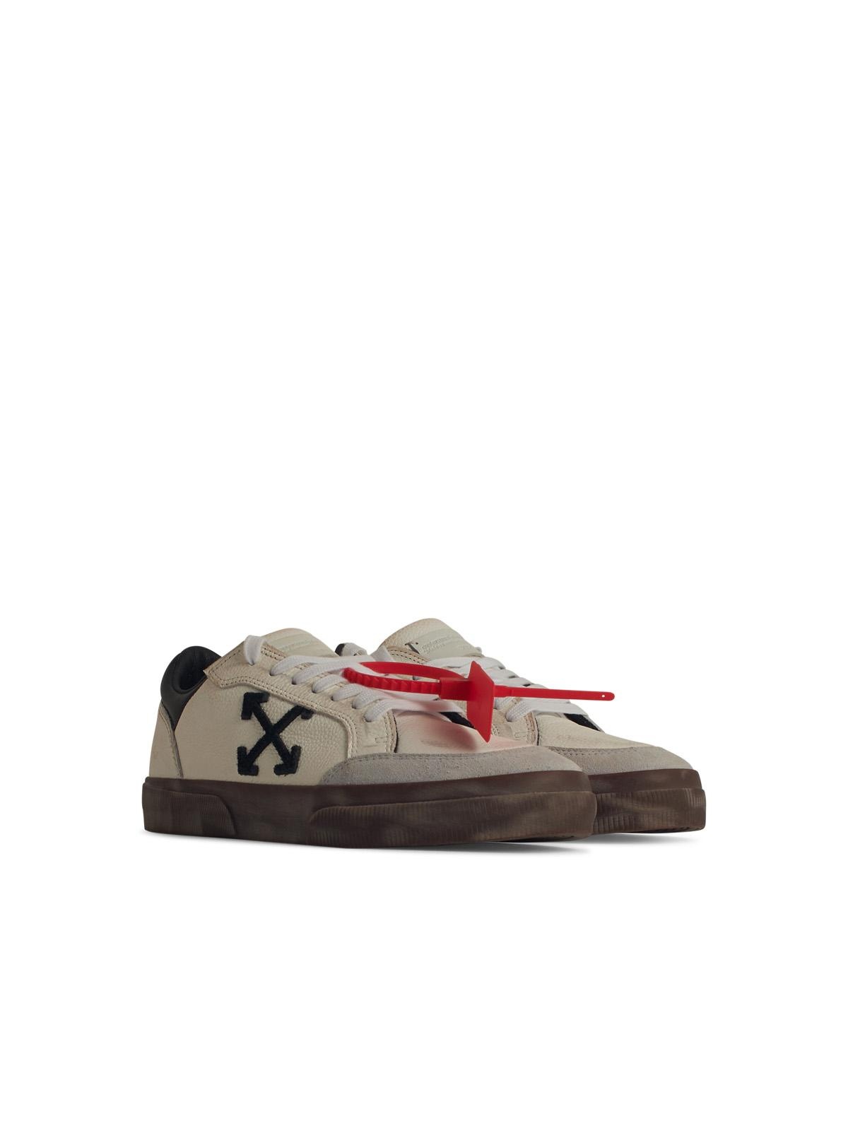 Off-White 'New Low' White Leather Sneakers Men - 2