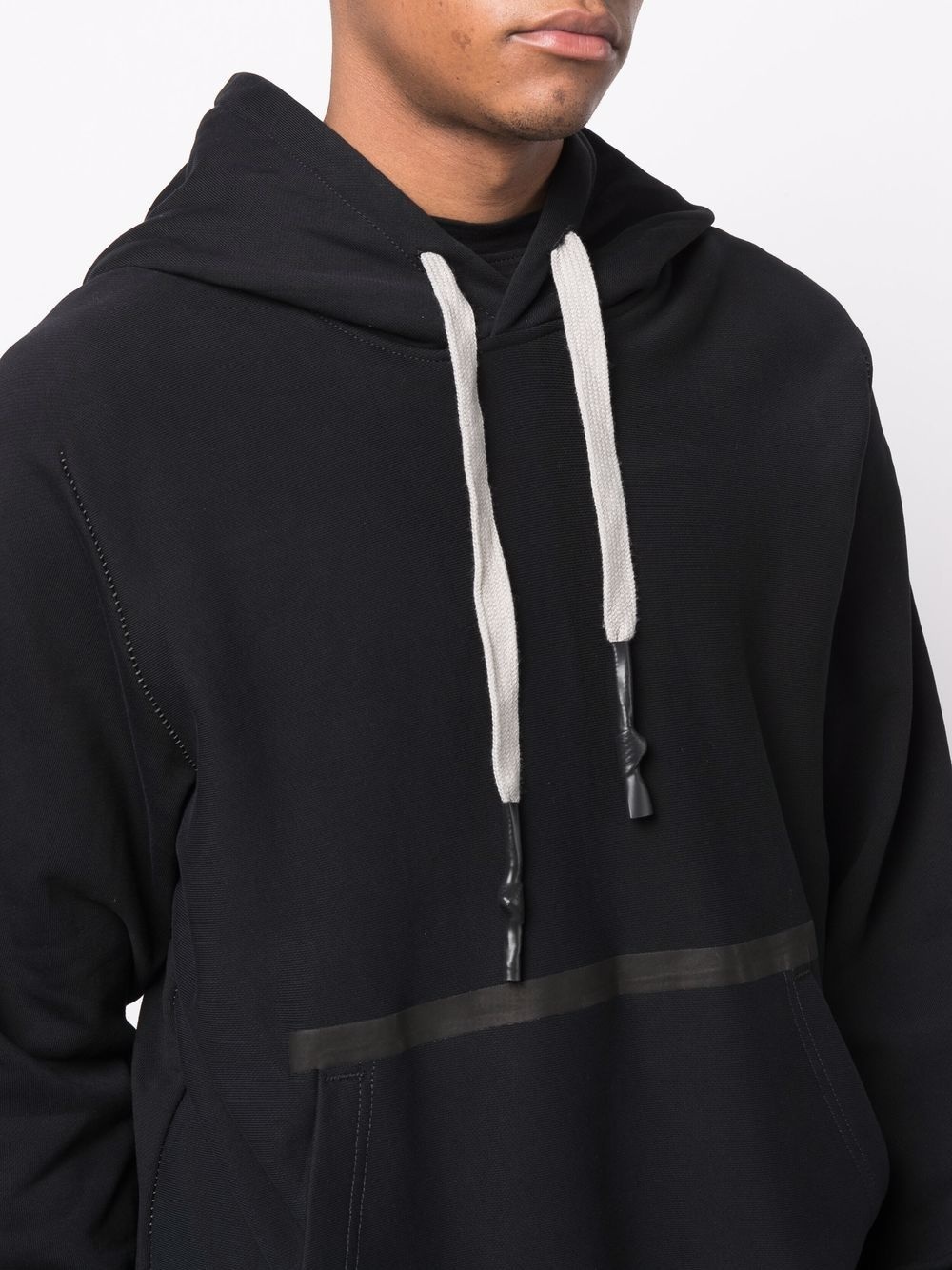 drawstring organic-cotton hoodie - 5