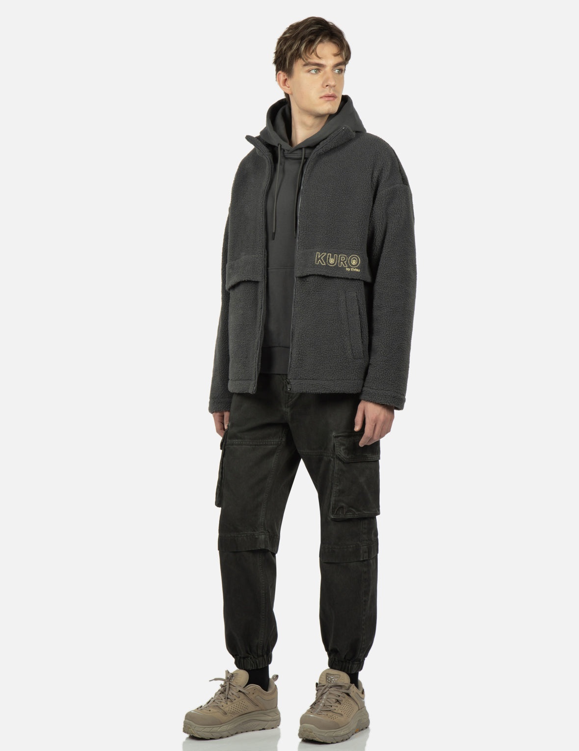 Brush Camouflage Jacquard Fleece Jacket - 4