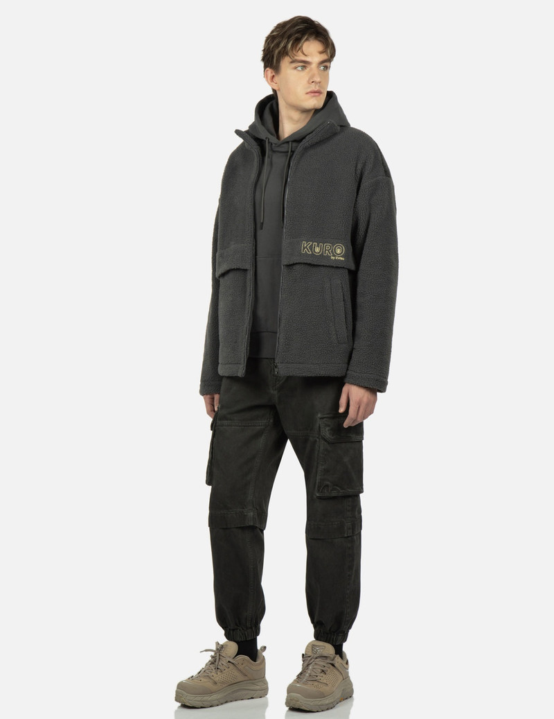 Brush Camouflage Jacquard Fleece Jacket 4