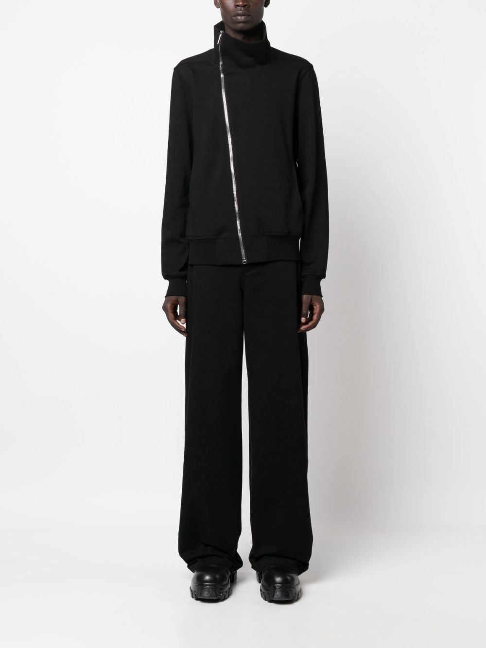 off-centre zip-up jacket - 2