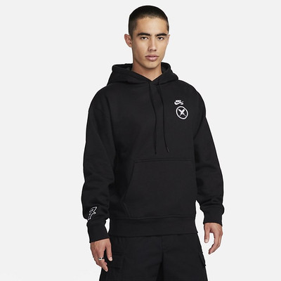 Nike Nike SB x Yuto Graphic Fleece Pullover Hoodie 'Black' FN0552-010 outlook