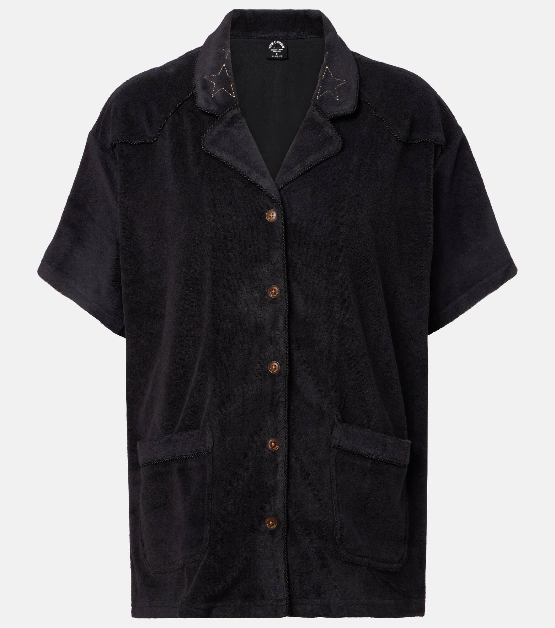 Saddle Up cotton-blend terry shirt - 1