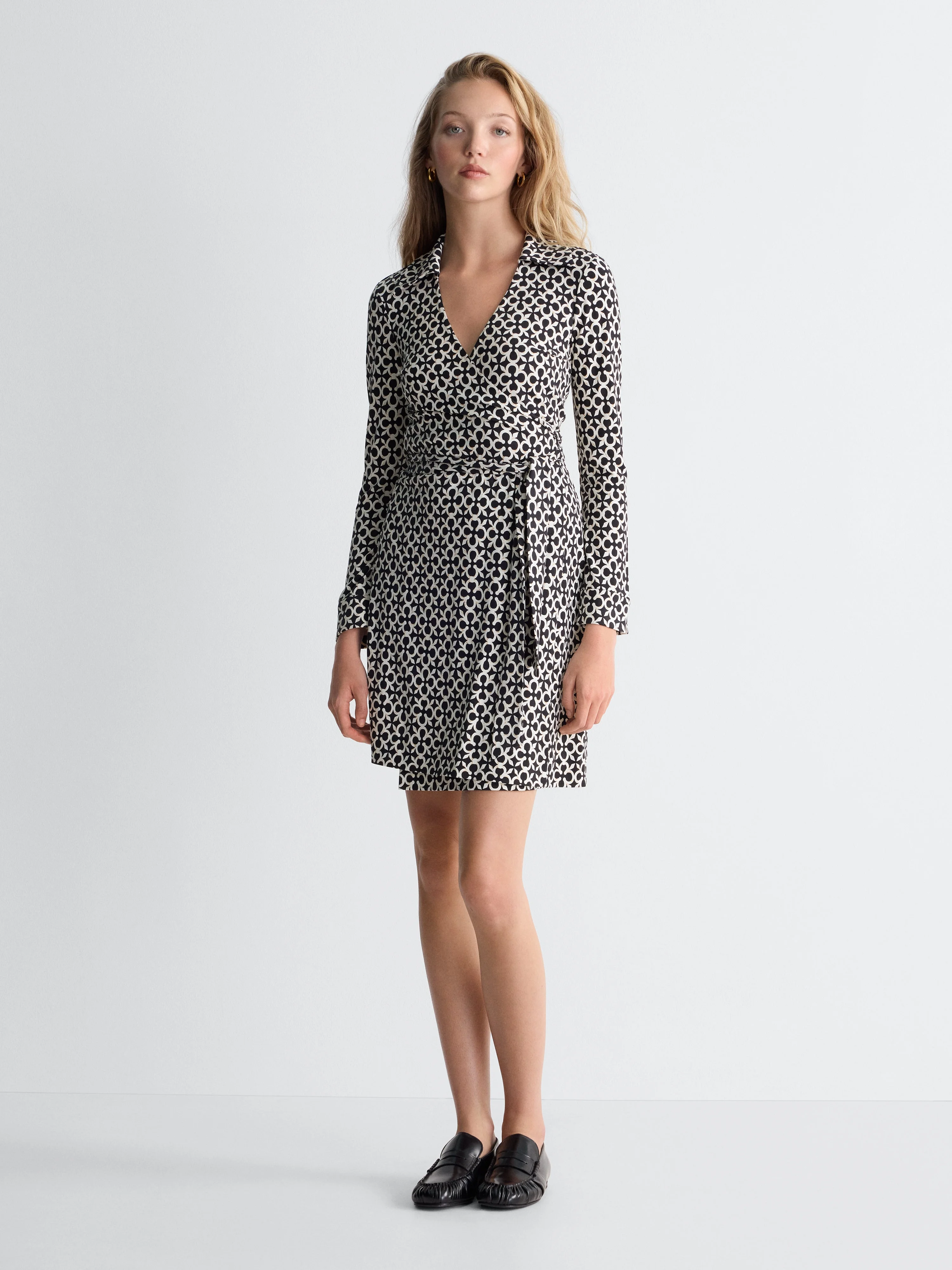 New Jeanne Silk Wrap Dress - 1
