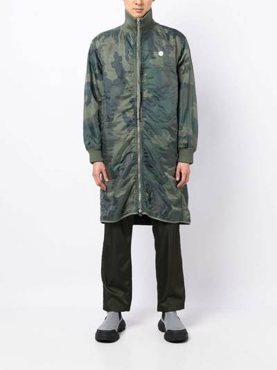 OAMC quilted camouflage zip-up coat outlook