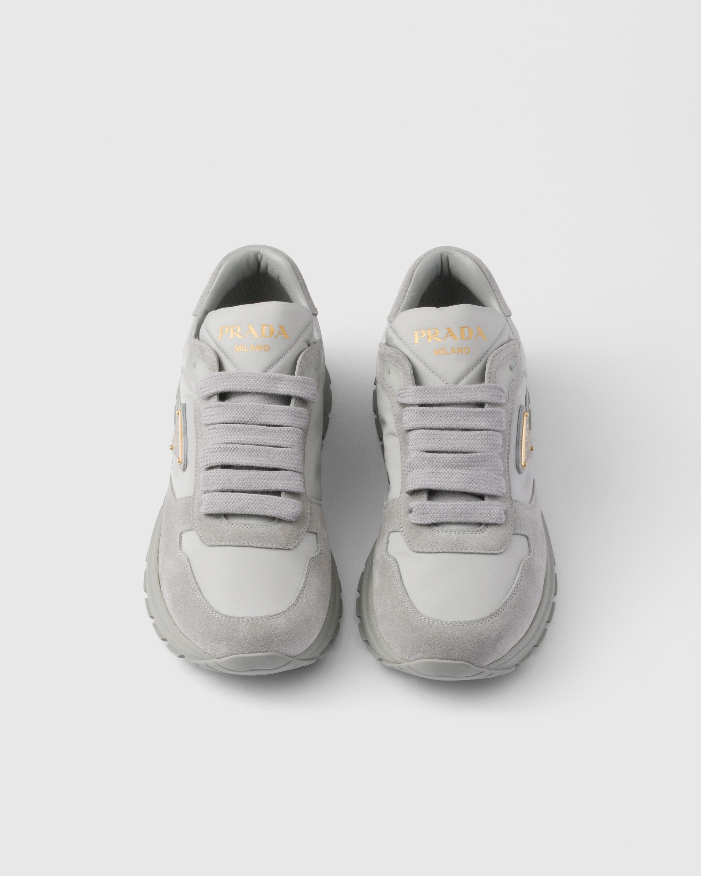 Prax 2.0 Re-Nylon and suede sneakers - 3
