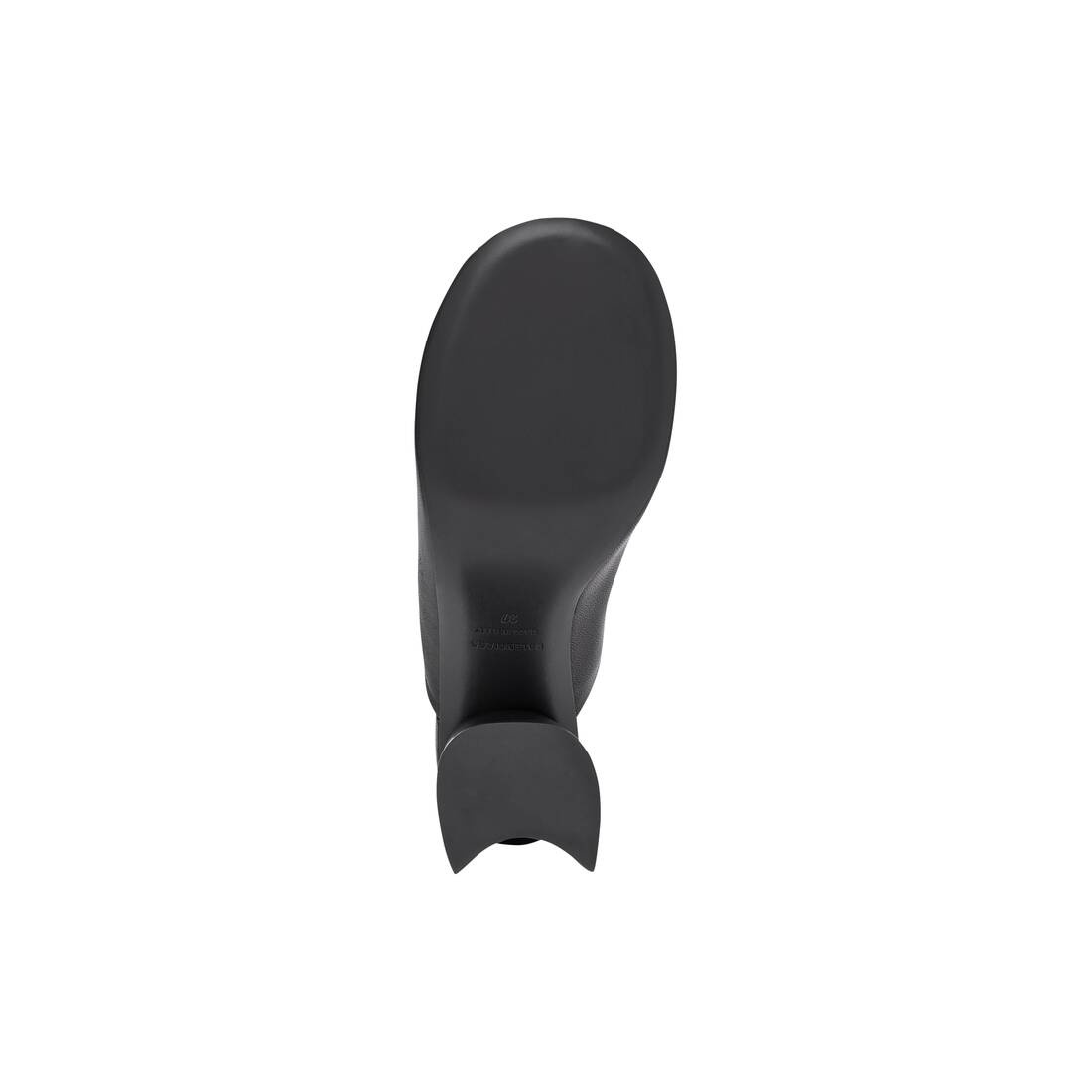 Women's Glove 80mm Mule in Black - 7