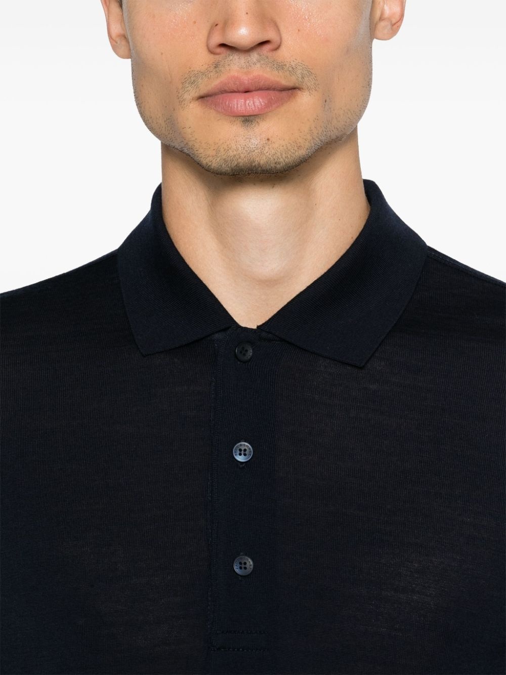 logo-embroidered polo shirt - 5