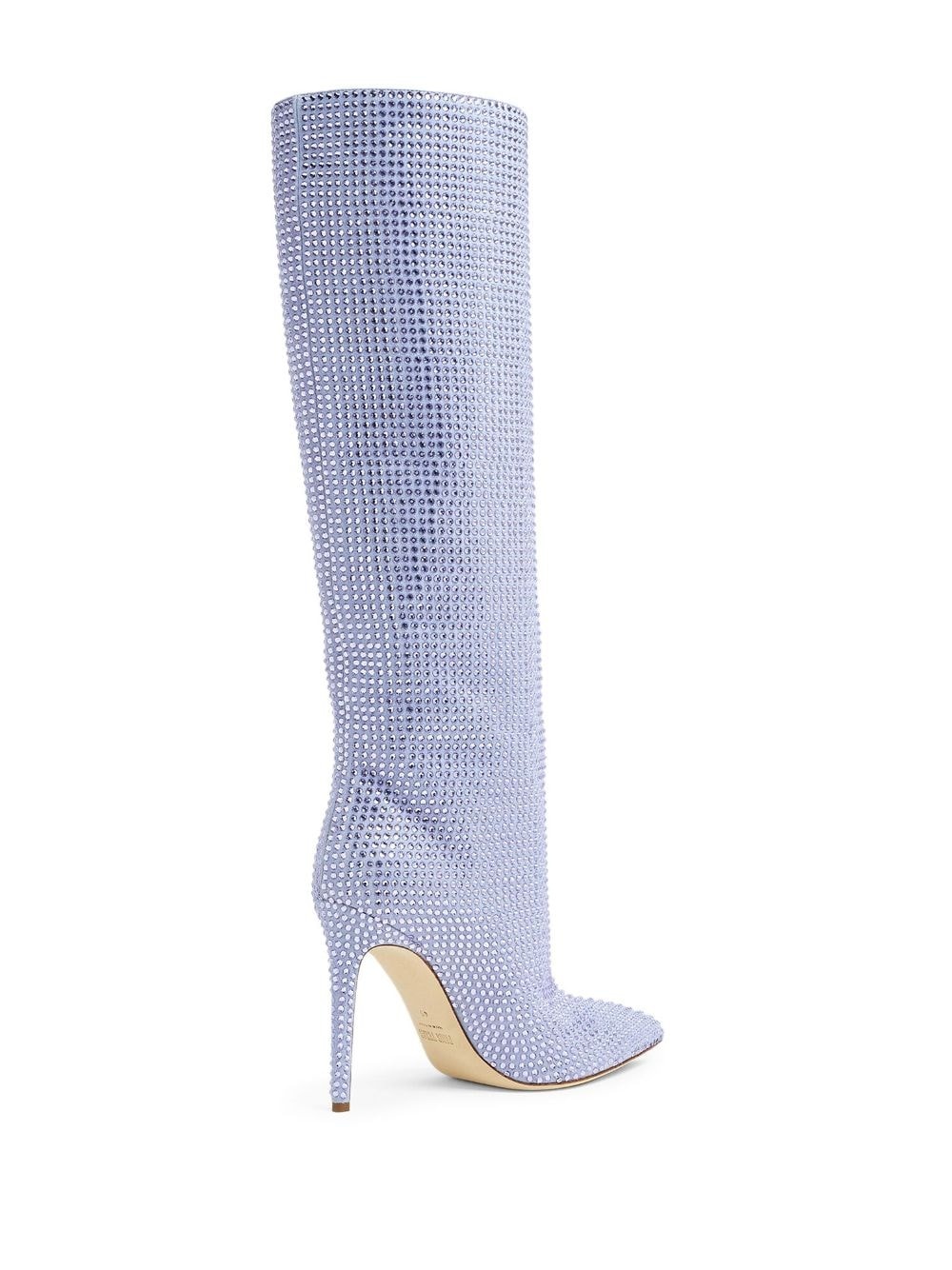 Holly crystal-embellished 105mm knee boots - 3