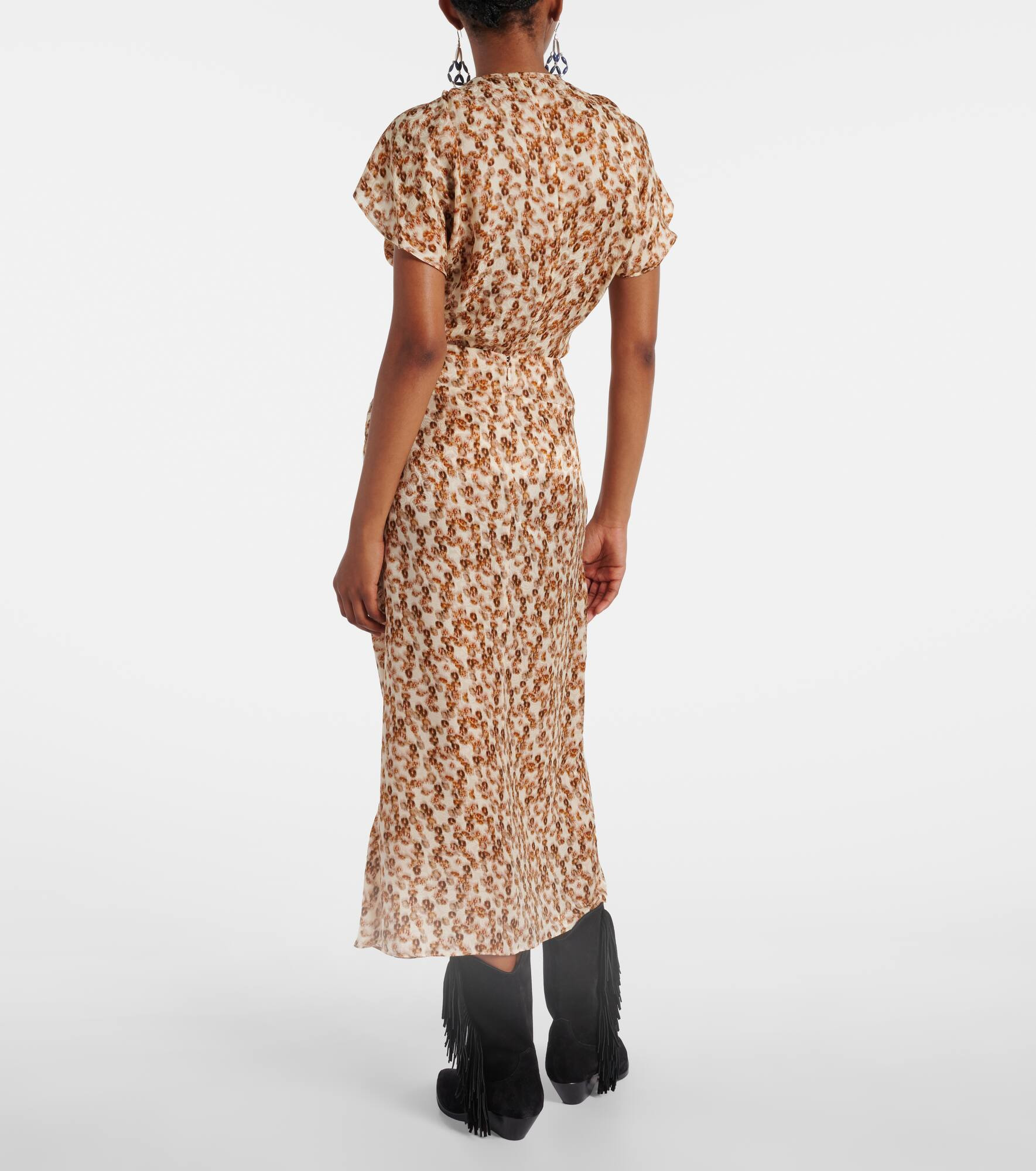 Lisanne printed midi skirt - 3