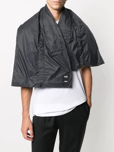 Y-3 shawl padded scarf outlook