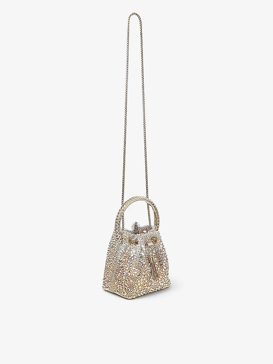 Bon Bon satin top-handle bag - 6