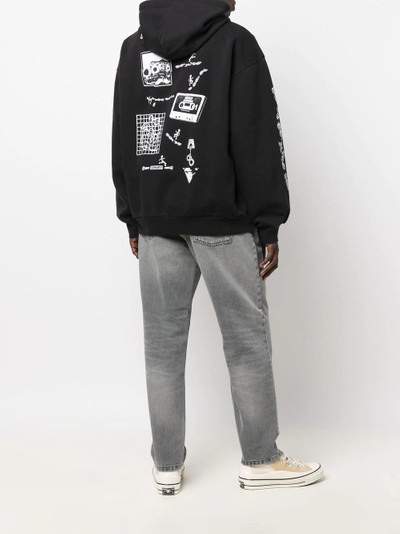 Carhartt chest logo-print hoodie outlook