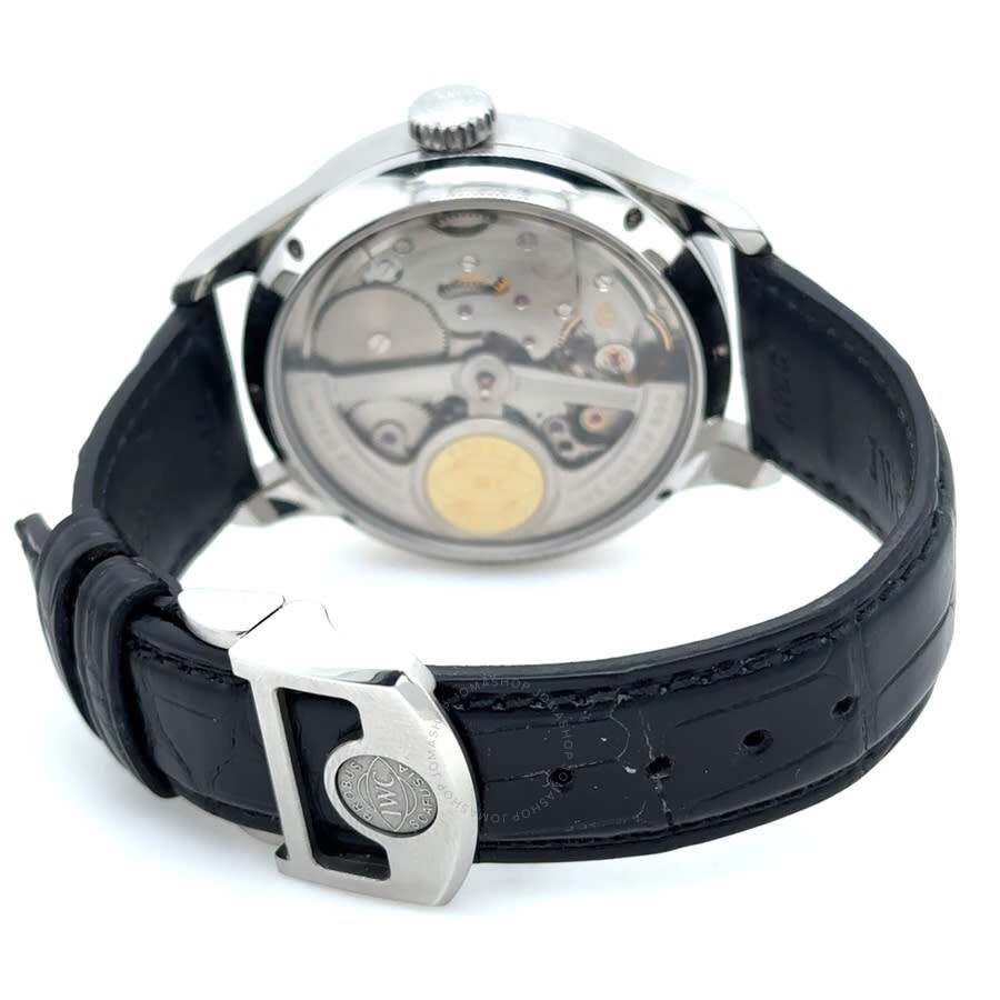 Pre-owned IWC Portuguese Perpetual Calendar Silver Dial Men's Watch IW502308 - 2