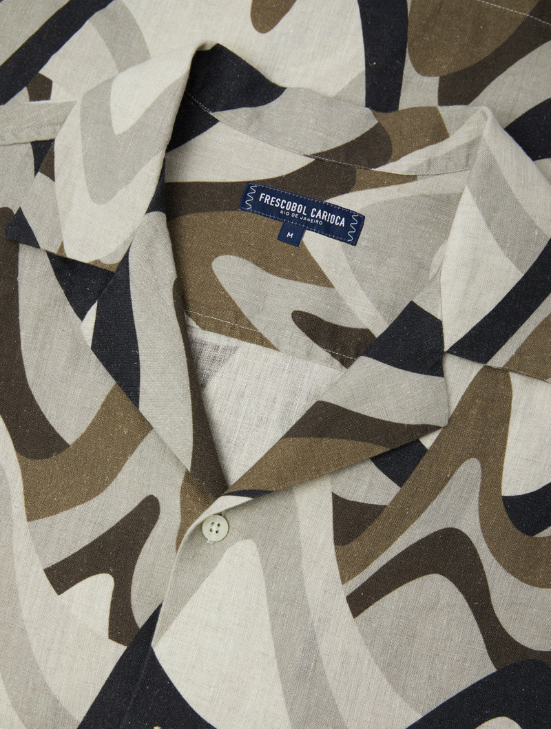 FRESCOBOL CARIOCA ROBERTO LINEN SHIRT outlook