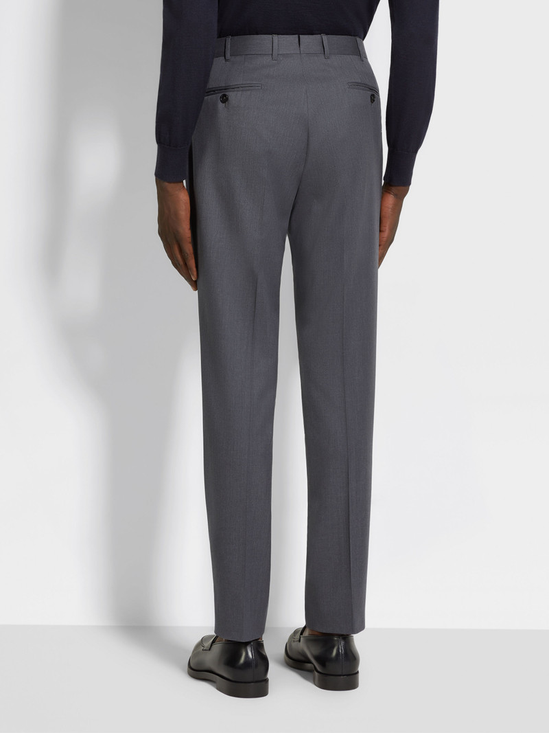 GREY CENTOVENTIMILA WOOL PANTS 5