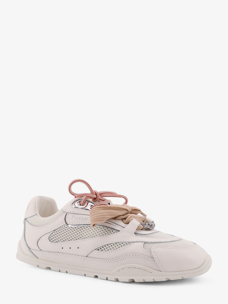 PINKO Yulia Mesh Sneakers With Leather Inserts outlook