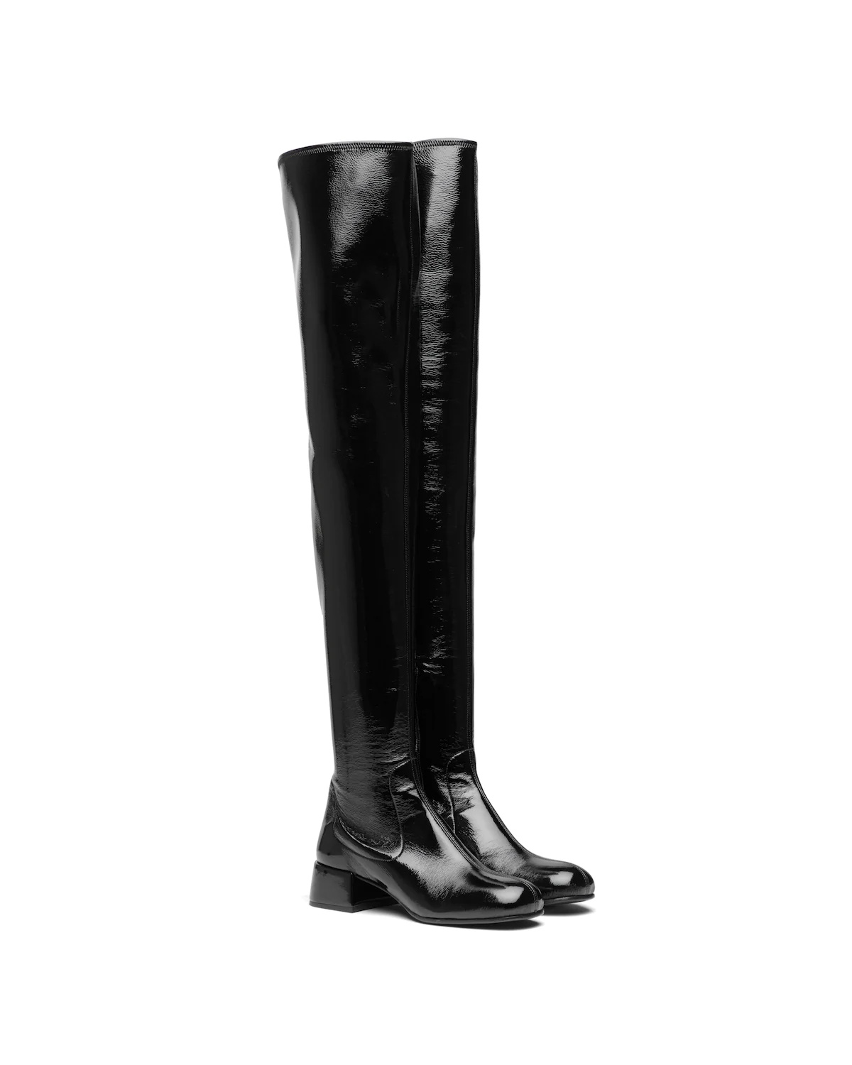 Technical patent leather boots - 1