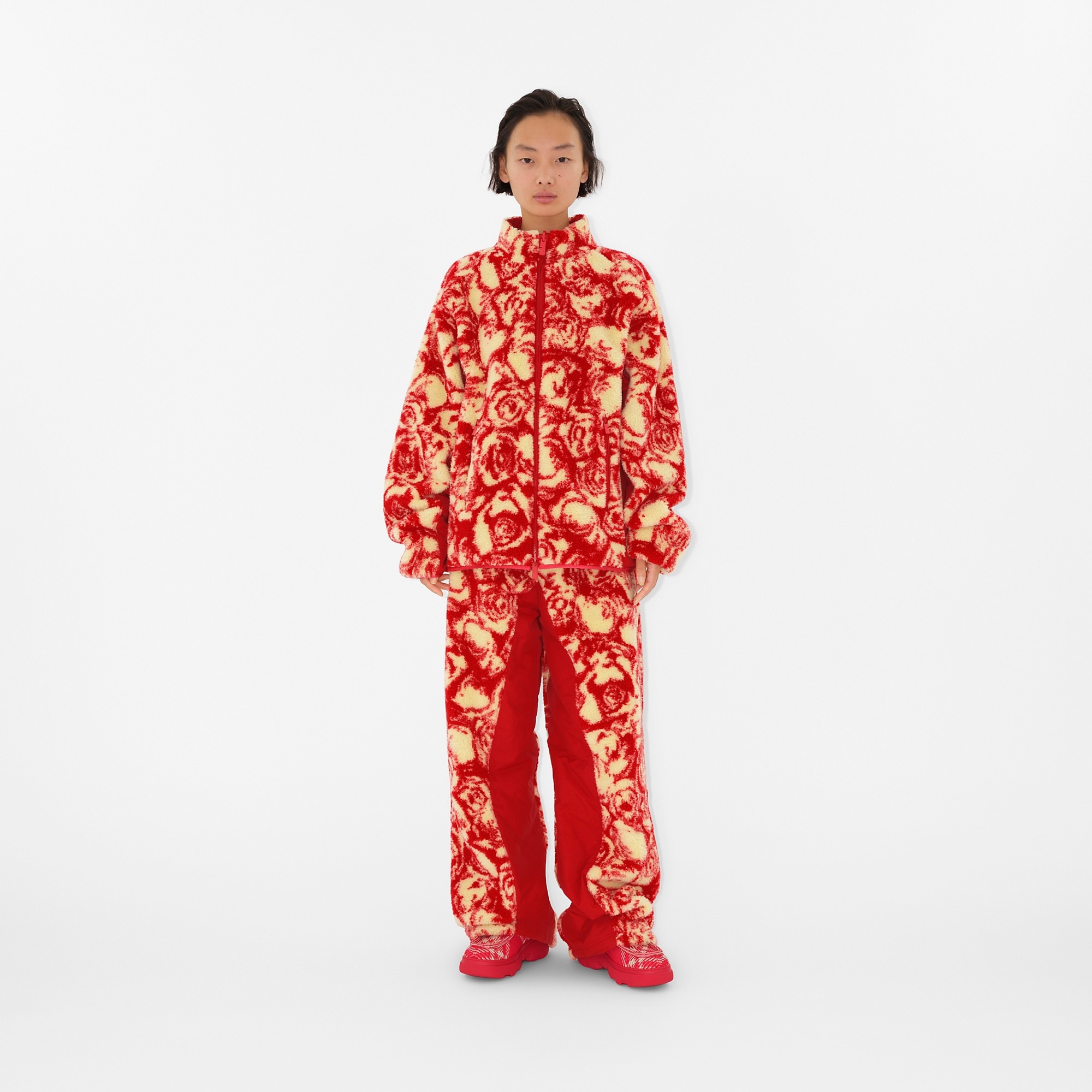 Reversible Rose Fleece Jacket - 2