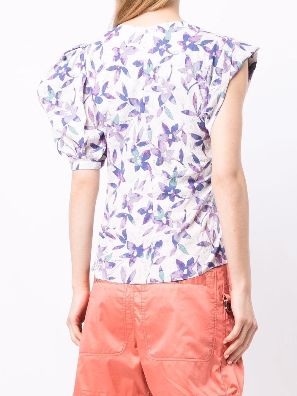 Madinea floral-print blouse - 4