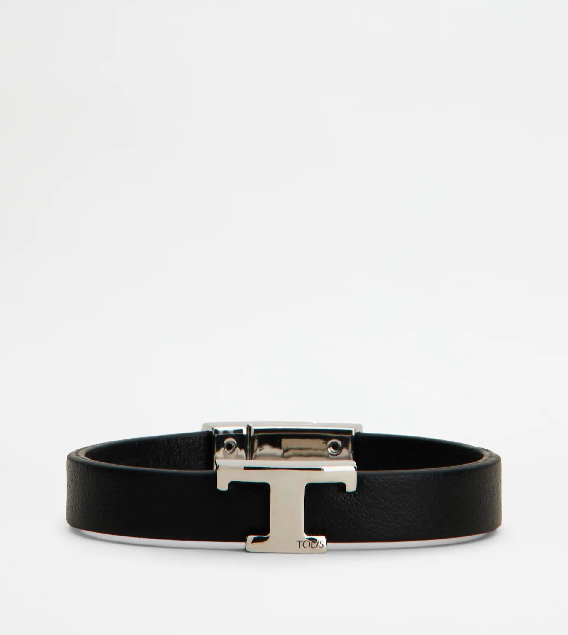 TIMELESS BRACELET IN LEATHER - BLACK - 1