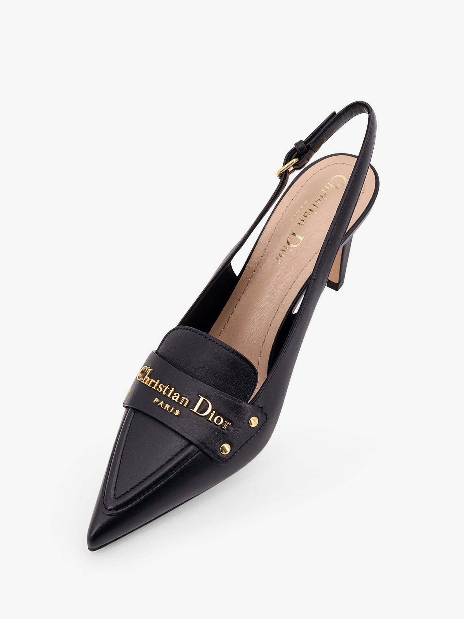 Dior Boy Leather Decolleté Slingback - 4