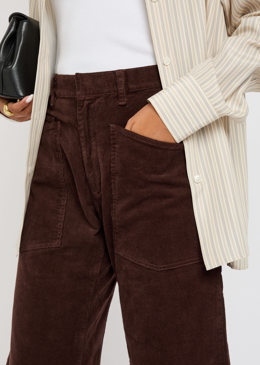 Nili Lotan Shon Barrel-leg Corduroy Trousers - 5