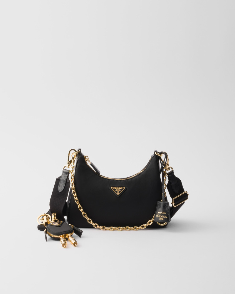 Prada Re-Edition 2005 Re-Nylon 및 Saffiano 가죽 가방 매력 1